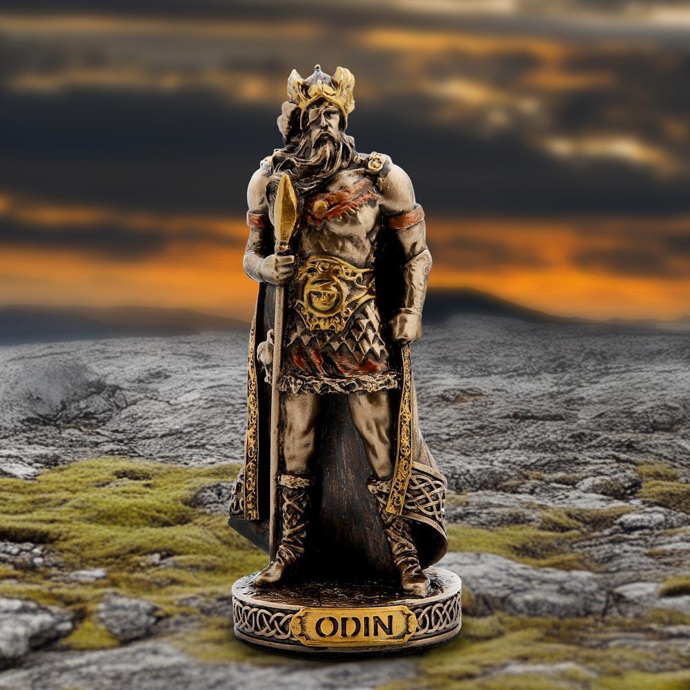 Figurine // Odin God of War Mini Bronze // 8.3cm