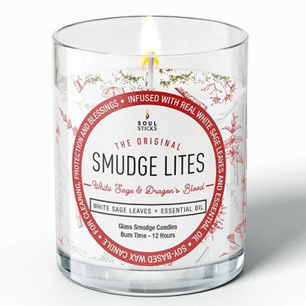 Candle // SMUDGE LITES // White Sage & Dragons Blood Soy Votive