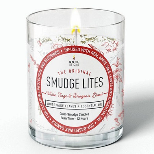 Candle // SMUDGE LITES // White Sage & Dragons Blood Soy Votive