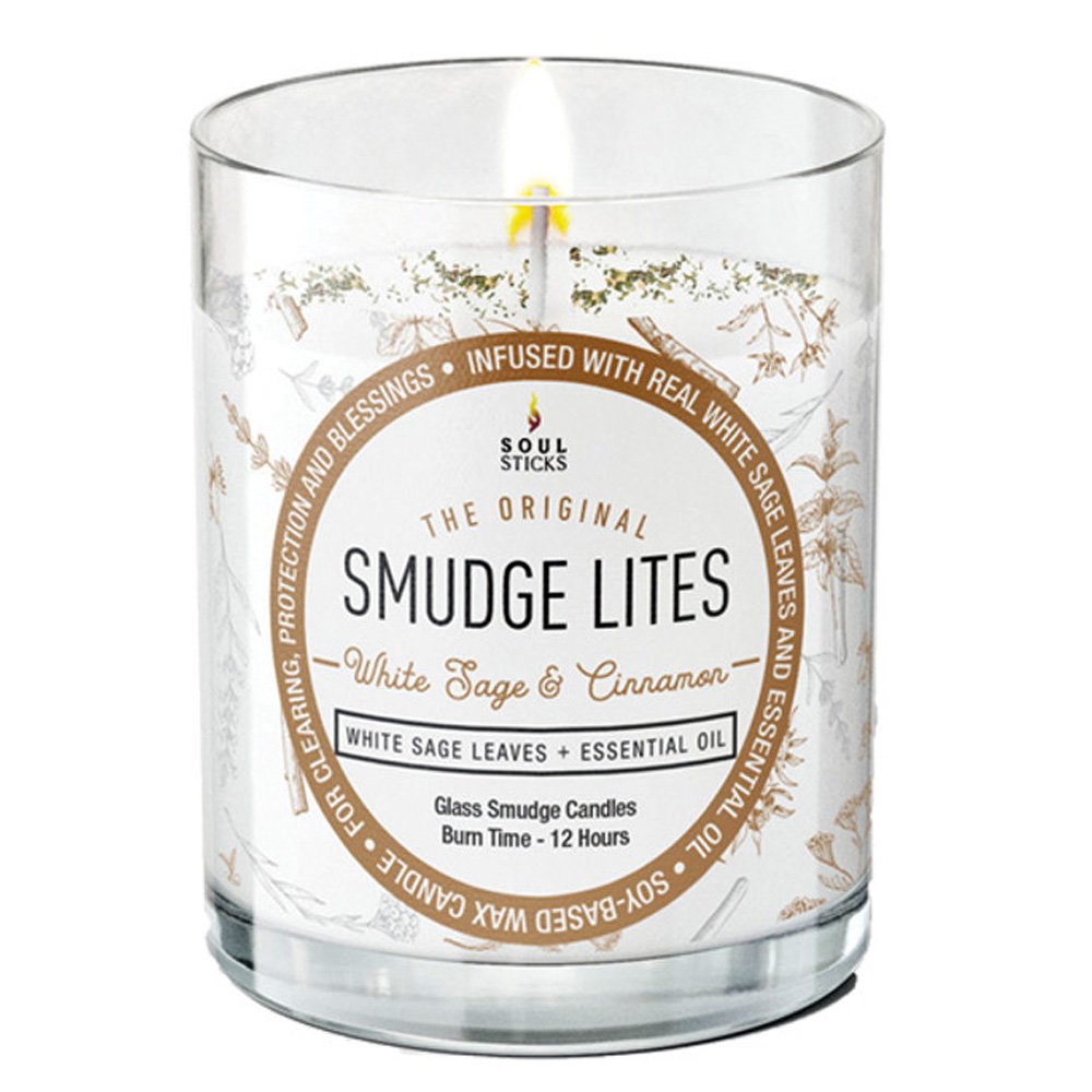 Candle // SMUDGE LITES // White Sage & Cinnamon Soy Votive