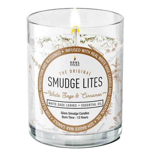 Candle // SMUDGE LITES // White Sage & Cinnamon Soy Votive