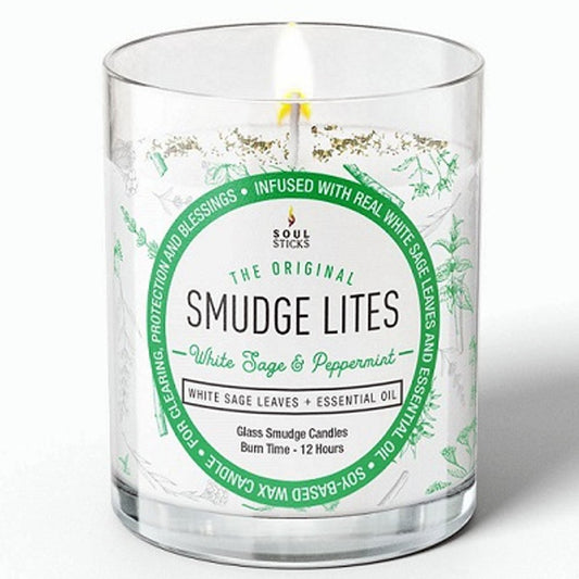 Candle // SMUDGE LITES // White Sage & Peppermint Soy Votive