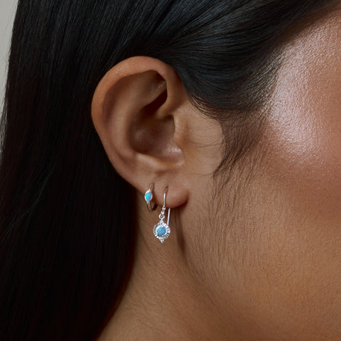 Earrings // Veya Azure Opal Drop