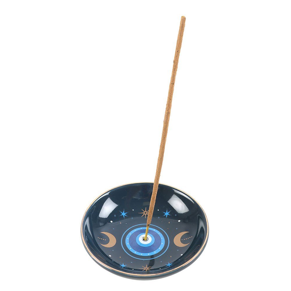 Incense Holder // Blue All Seeing Eye Print