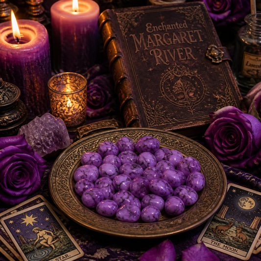 Tumble Stone // Purple Howlite