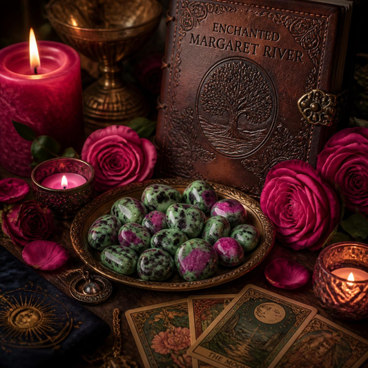 Tumble Stone // Ruby Ziosite