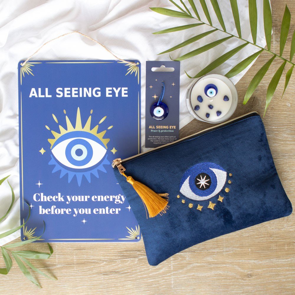 Make Up Bag // Velvet All Seeing Eye