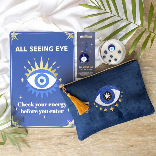 Make Up Bag // Velvet All Seeing Eye