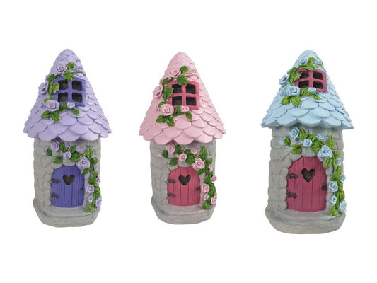 Faery // Fairy Garden Floral House // 15cm