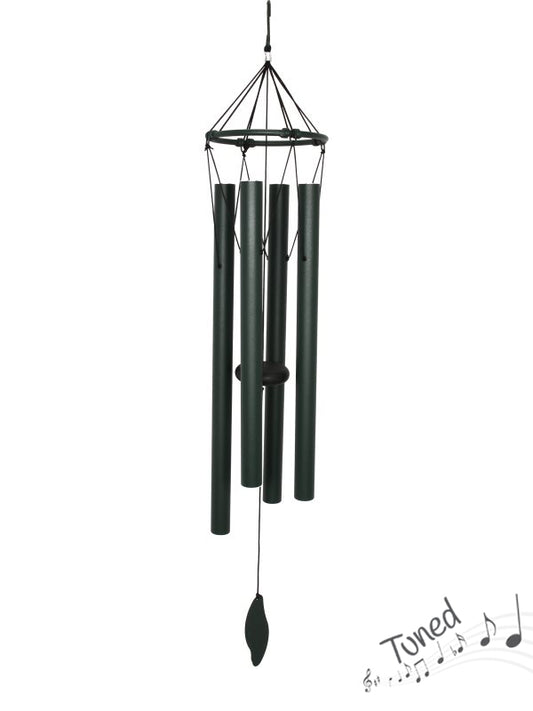Wind Chime // Forest Green Tuned Wind Chime // 85cm