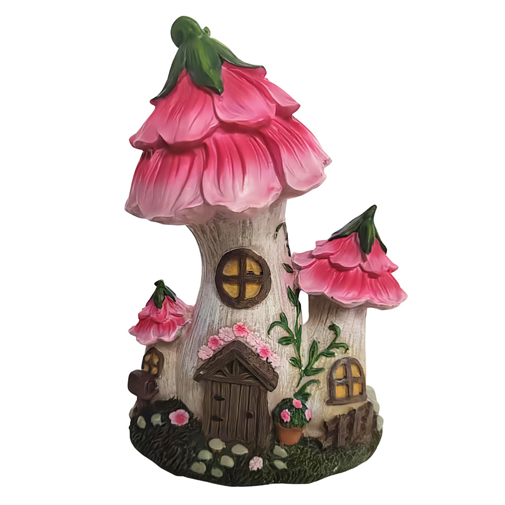 Faery House // Pink Petals Flower House // 19cm high