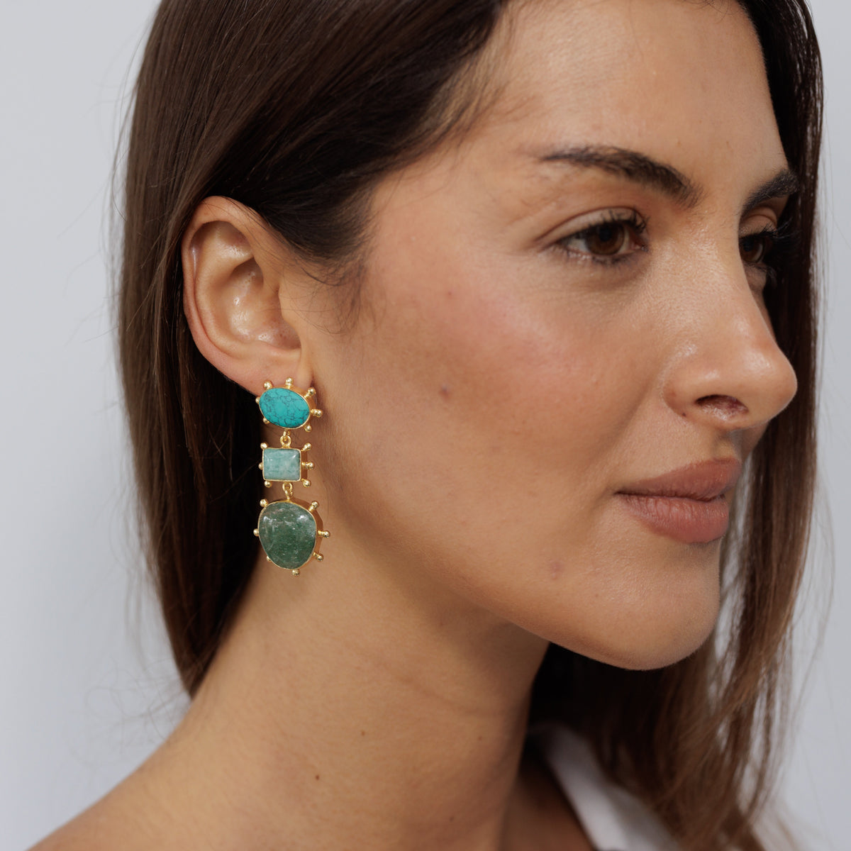 Earring // Natural Stone Gemstone