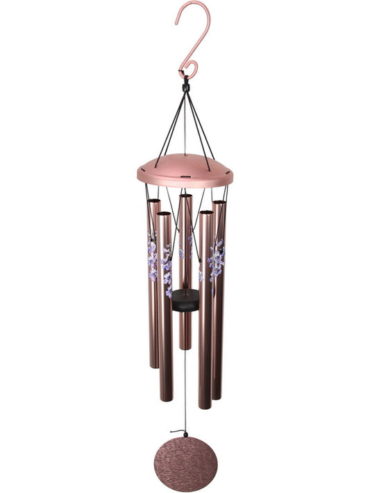 Wind Chime // Flower Print on Rose Gold Tuned