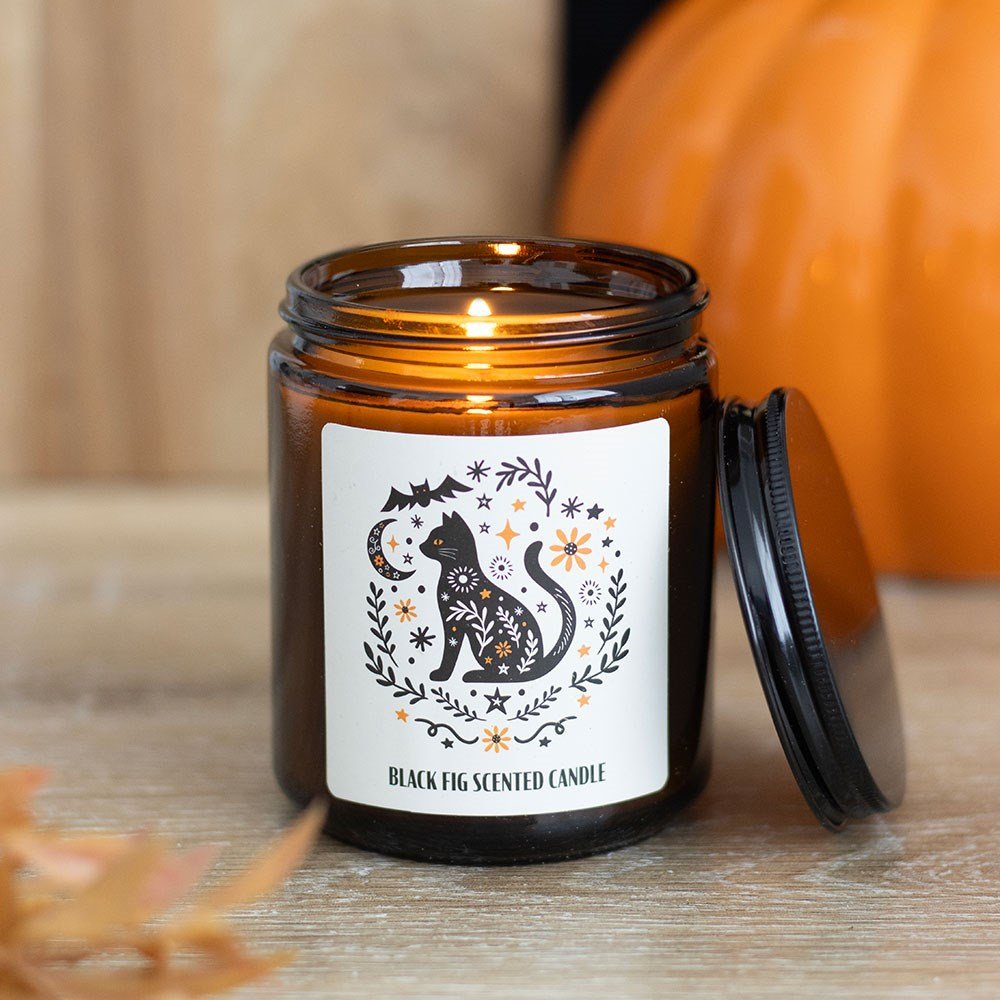 Candle // Frightful Folk Cat // Black Fig Scented