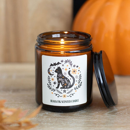 Candle // Frightful Folk Cat // Black Fig Scented