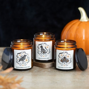 Candle // Frightful Folk Cat // Black Fig Scented