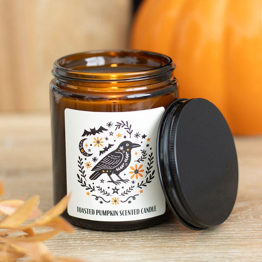 Candle // Frightful Folk Raven // Toasted Pumpkin Scented