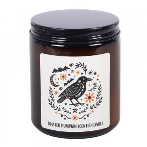 Candle // Frightful Folk Raven // Toasted Pumpkin Scented