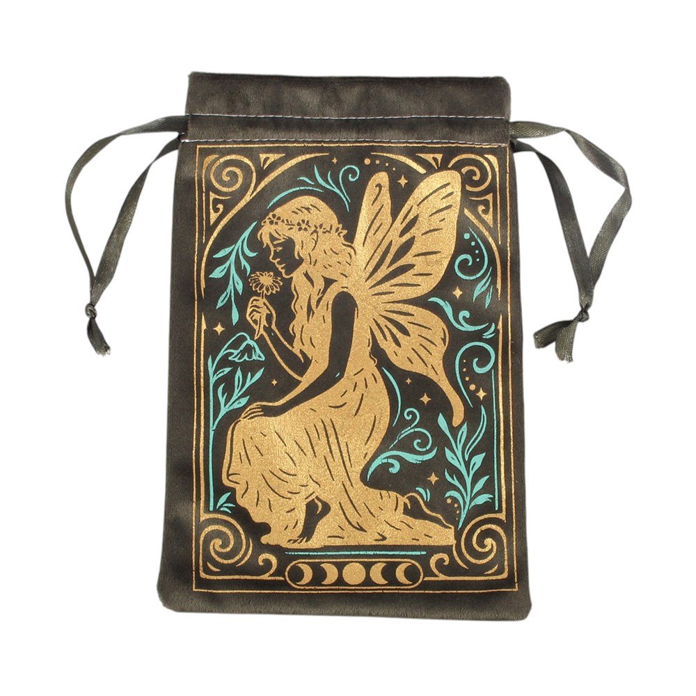 Velvet Drawstring Pouch // Stardust Fairy