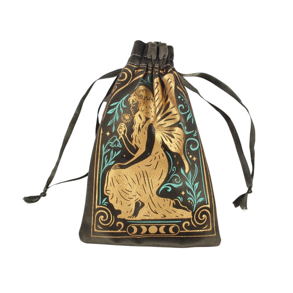 Velvet Drawstring Pouch // Stardust Fairy