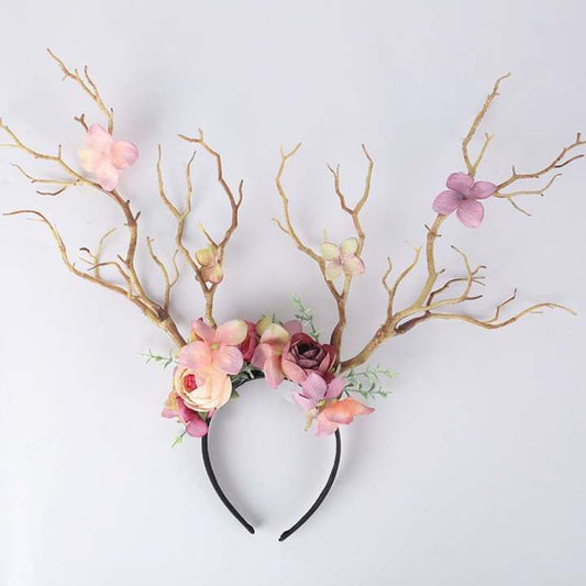 Faery // Antler Headband // Pink