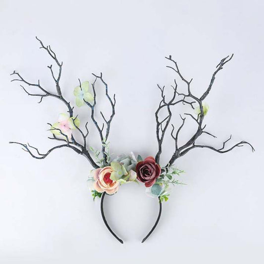 Faery // Antler Headband // Rose