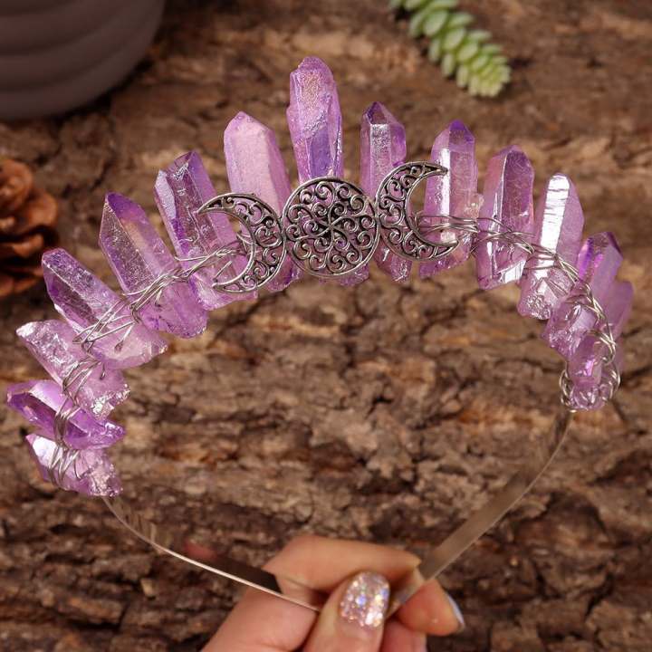 Faery // Crystal Crown // Lilac Aura Quartz