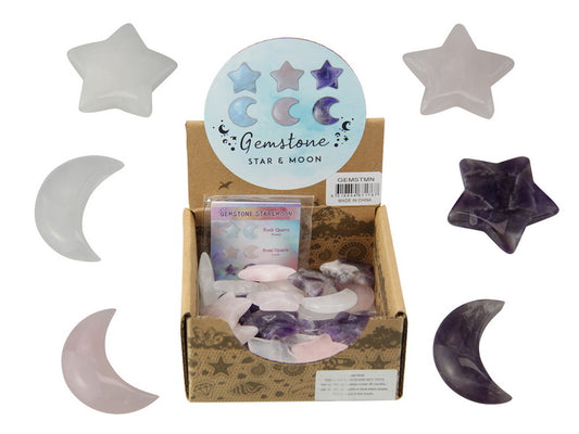 Crystal // Star or Moon // 2cm