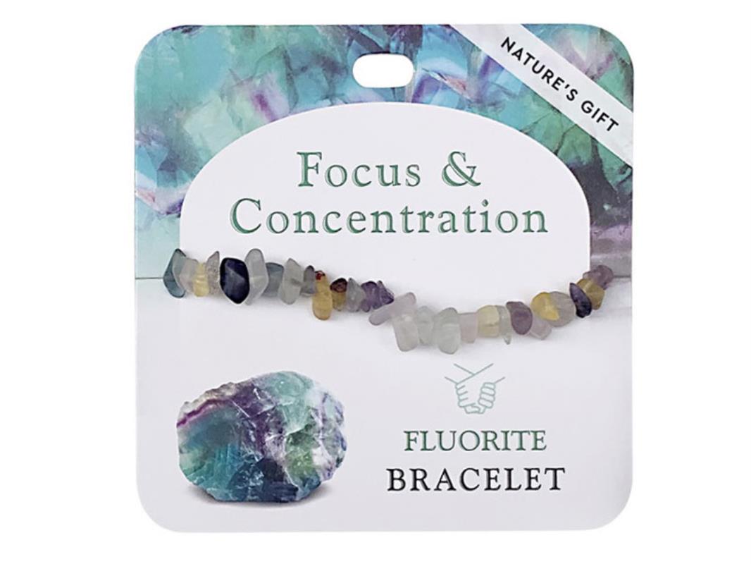 Crystal // Wellness Gemstone Bracelet // Fluorite