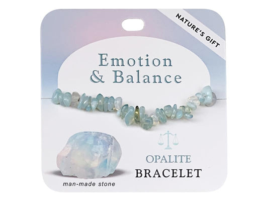 Crystal // Wellness Gemstone Bracelet // Opalite