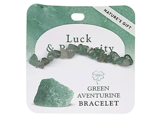 Crystal // Wellness Gemstone Bracelet // Green Adventurine