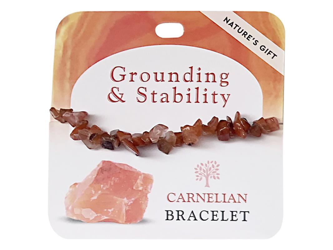 Crystal // Wellness Gemstone Bracelet // Carnelian