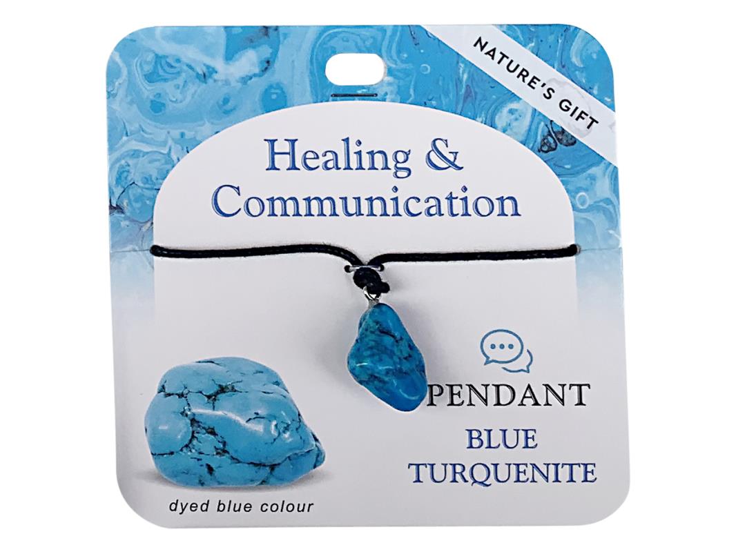 Crystal // Wellness Gemstone Pendant // Turquoise