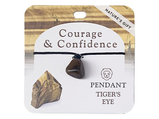 Crystal // Wellness Gemstone Pendant // Tiger Eye