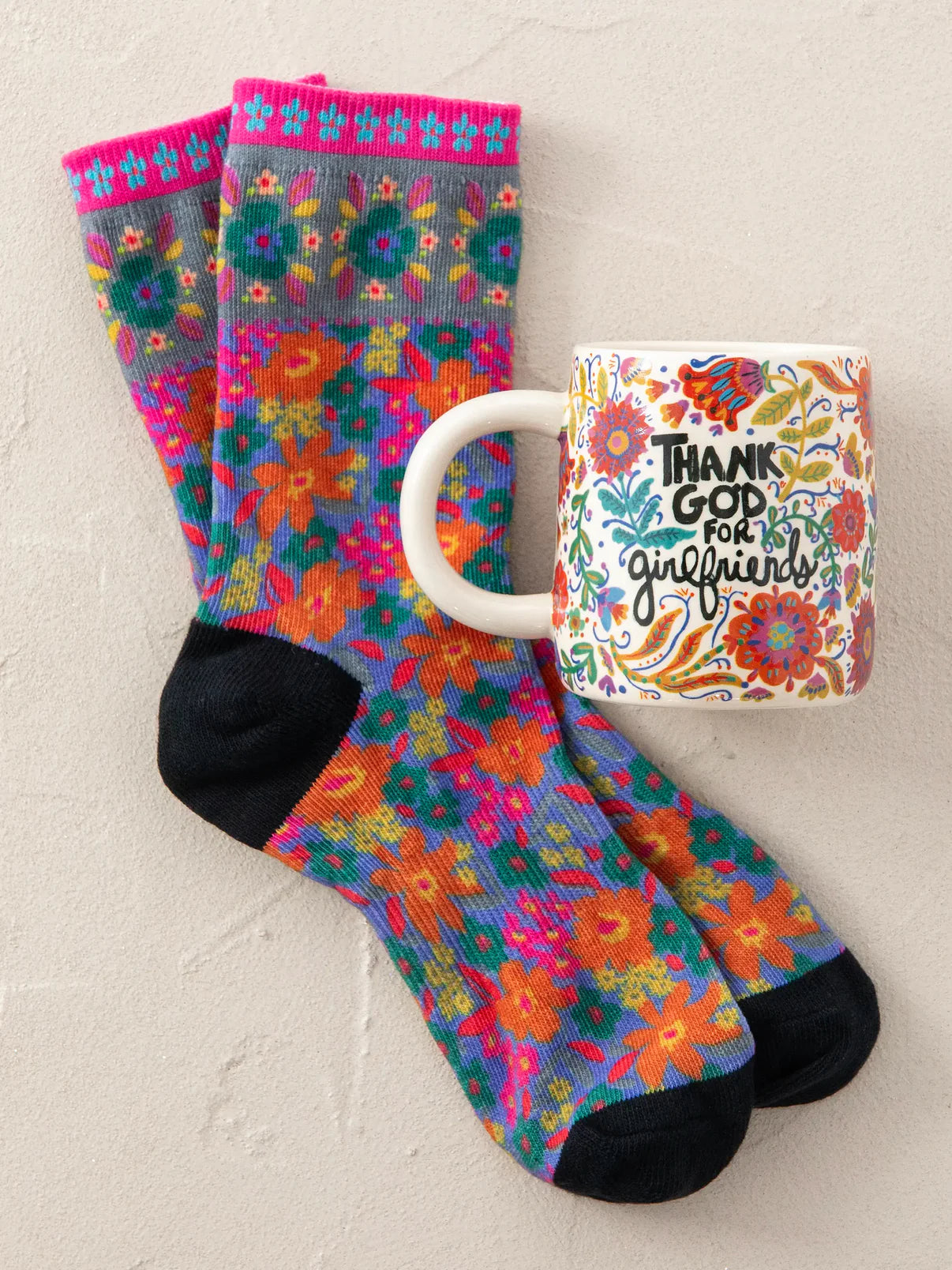 Mug & Sock Set // Thank God For Girlfriends