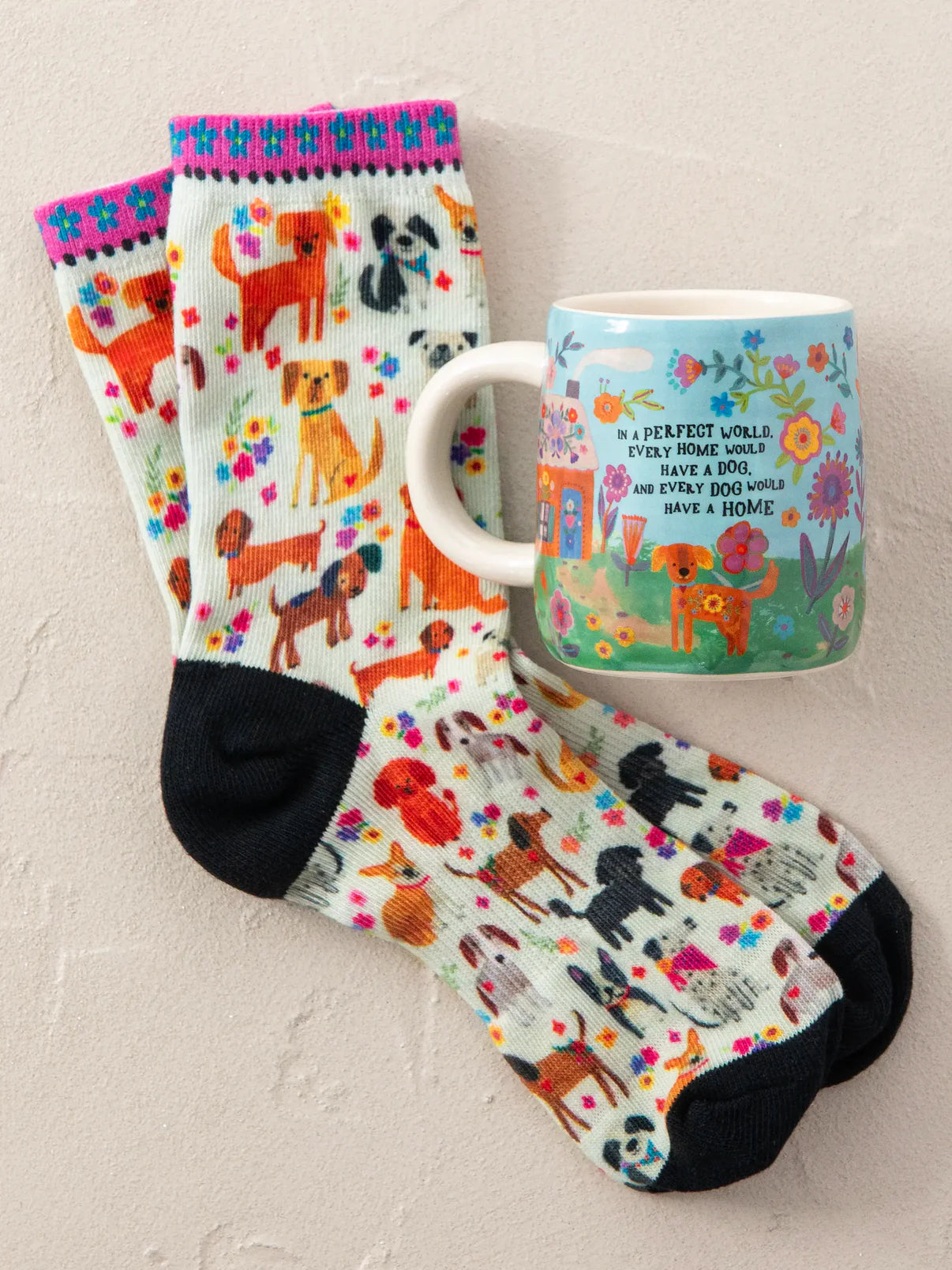 Mug & Sock Set // Every Dog Has A Home