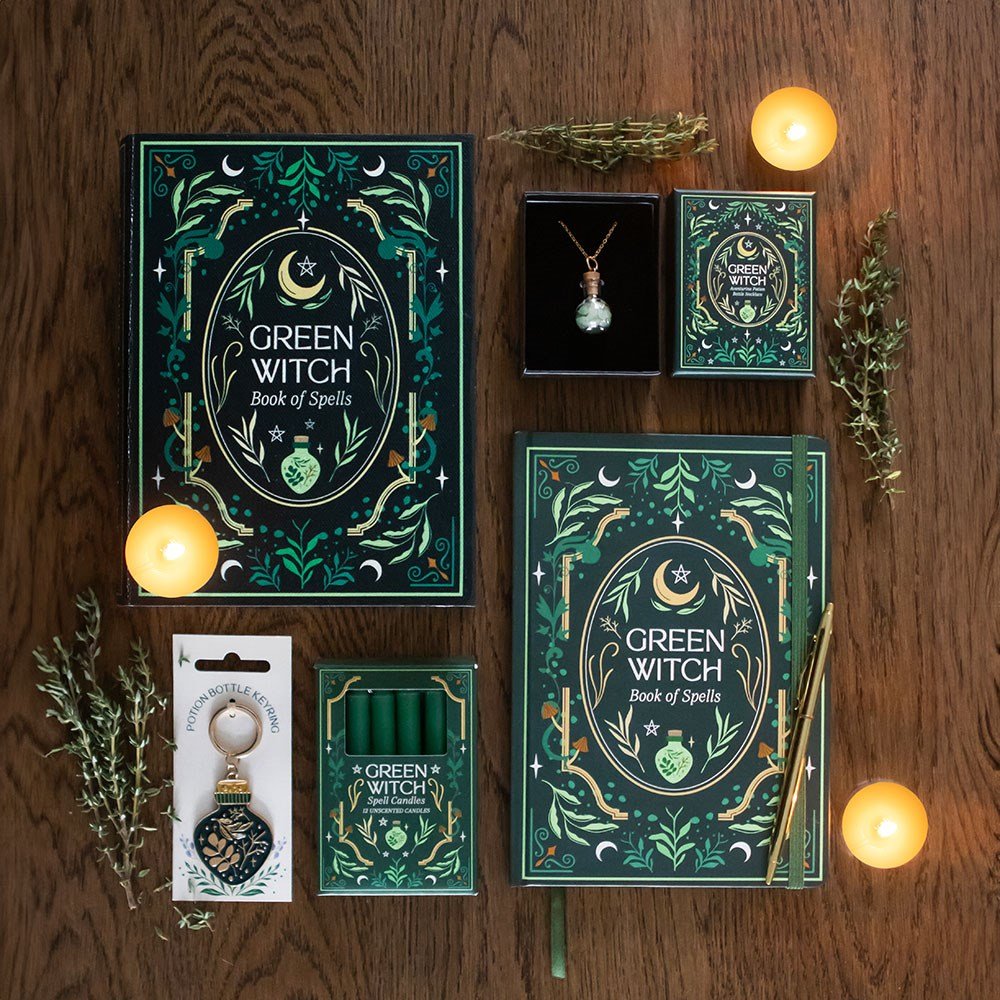 Necklace // Green Witch Aventurine Potion Bottle