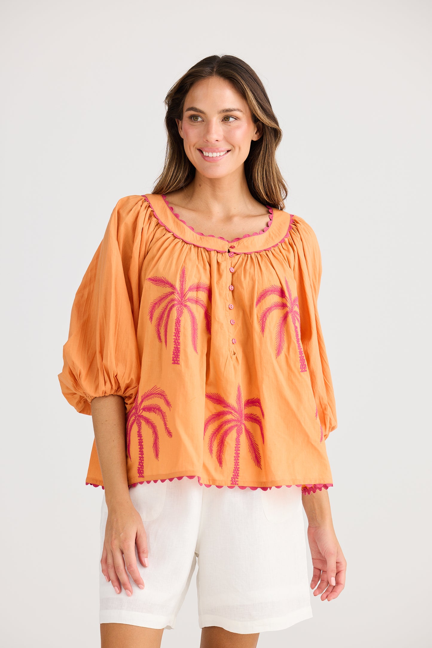 Jumeirah Top // Orange Palm