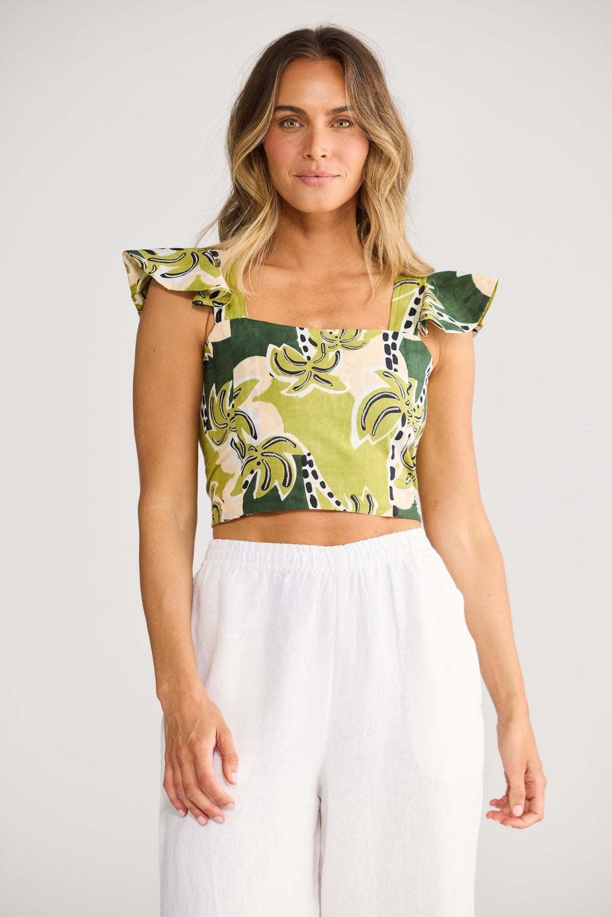 Zaria Top // Tropical Deco