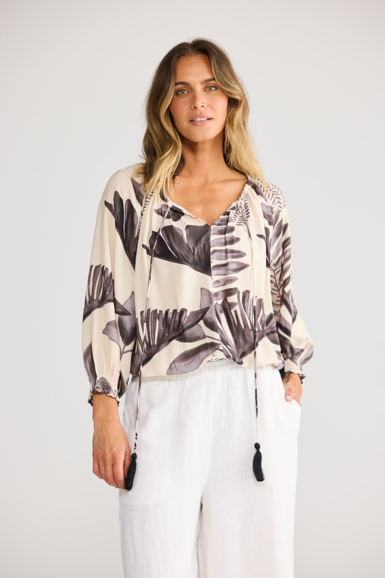 Seaside Top // Sunset Palm