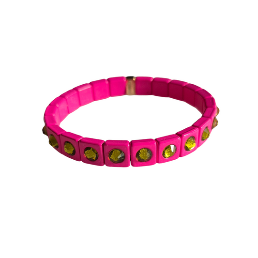 Bracelet // Hot Pink