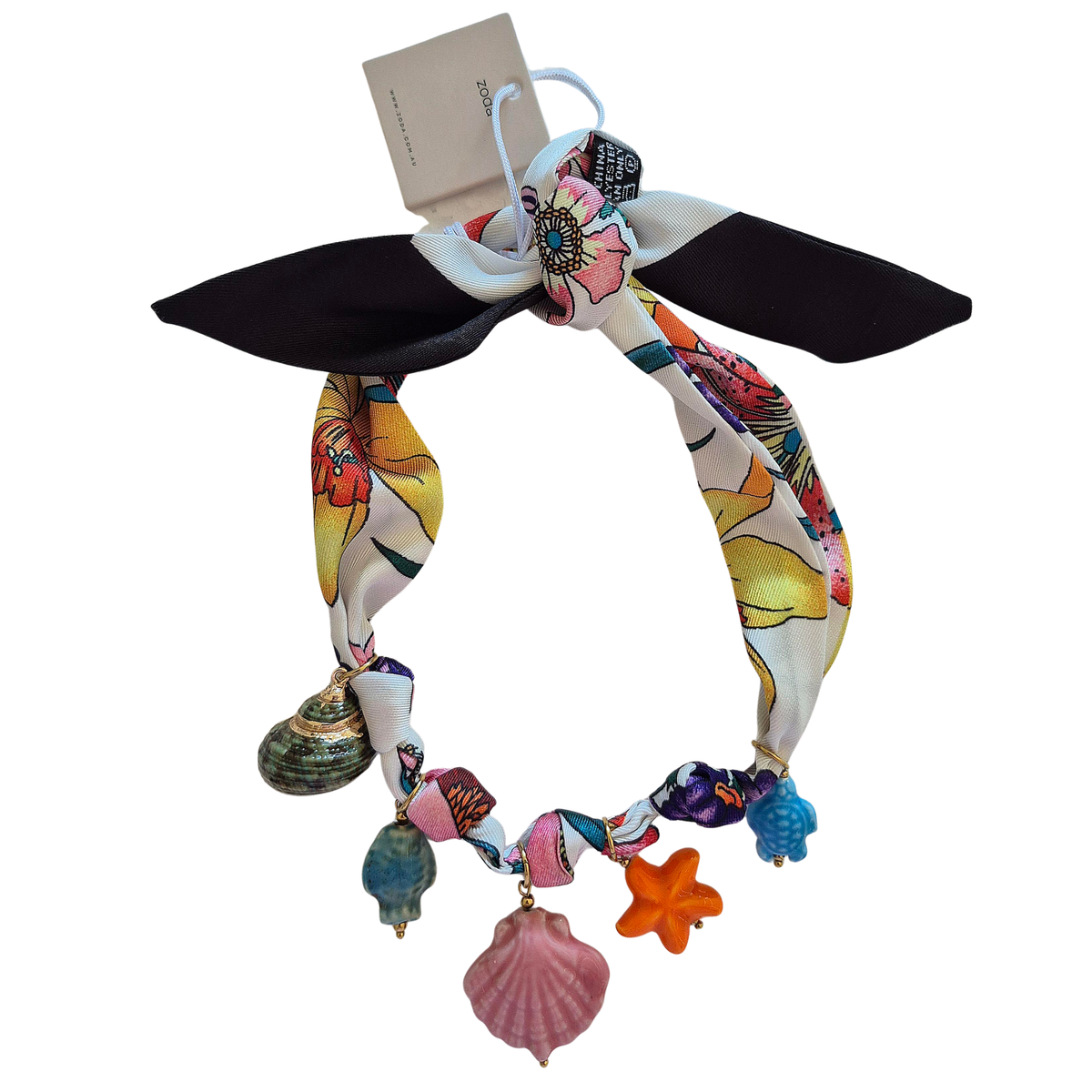 Necklace // Fabric Charm
