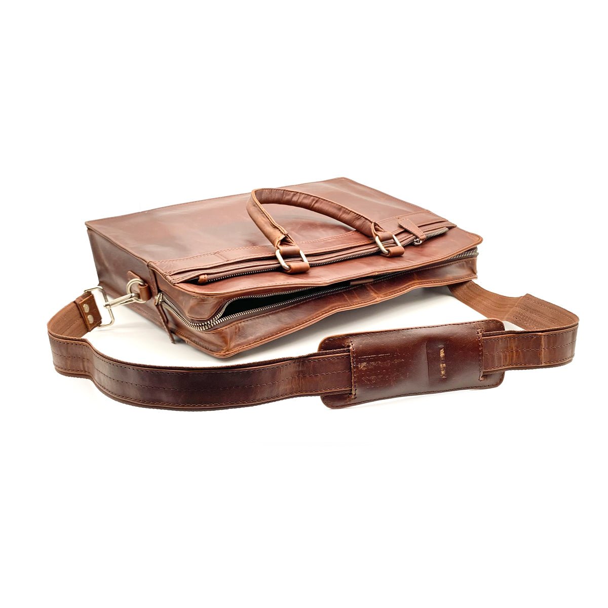 Handmade Leather Bag - (VLB100) - Vintage World Australia - 6