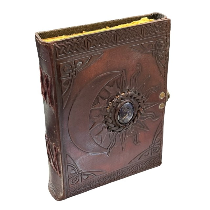 Leather Journal // SunMoon Gemstone