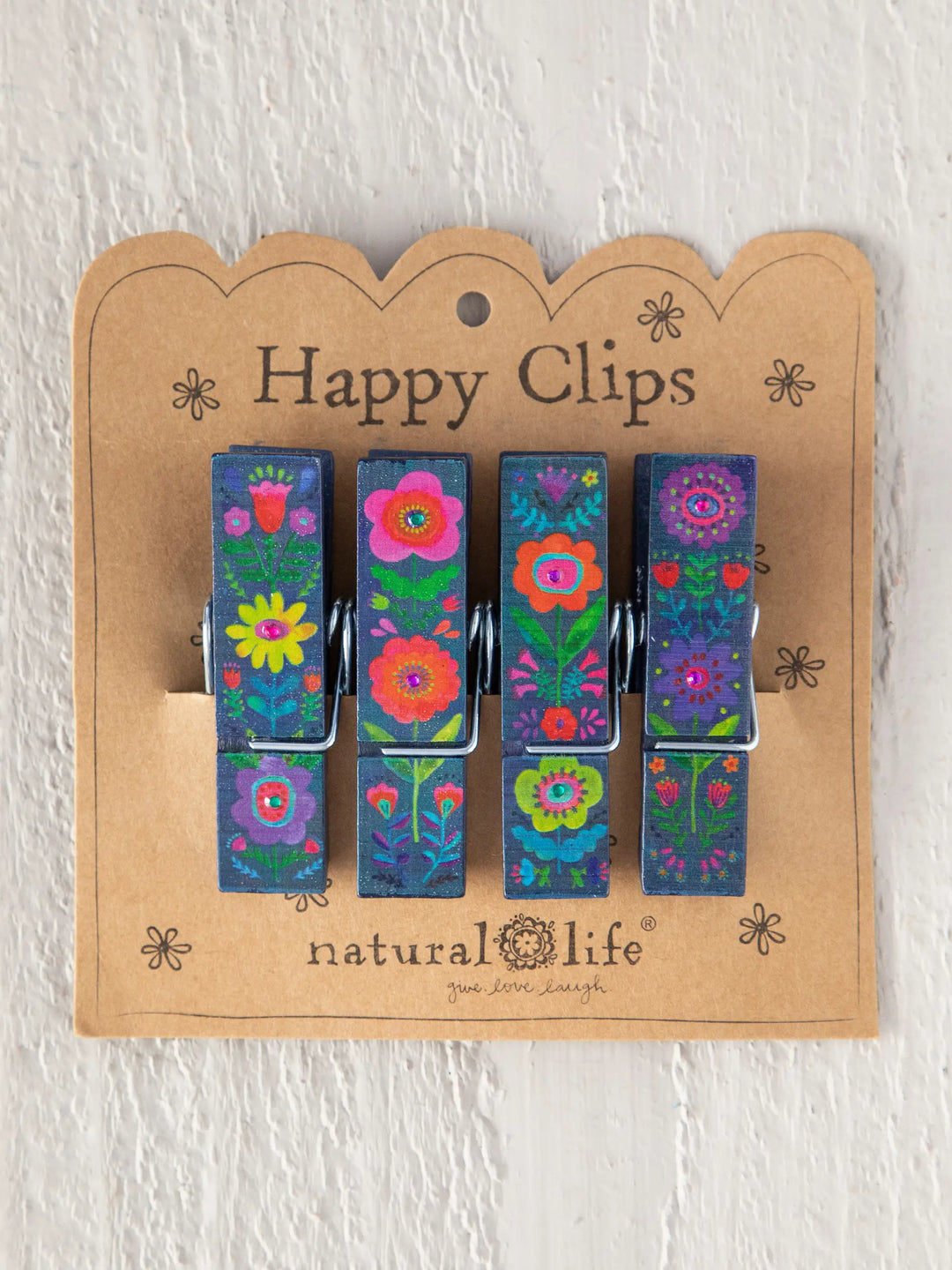 Happy Clips // Set of 4 // Flower