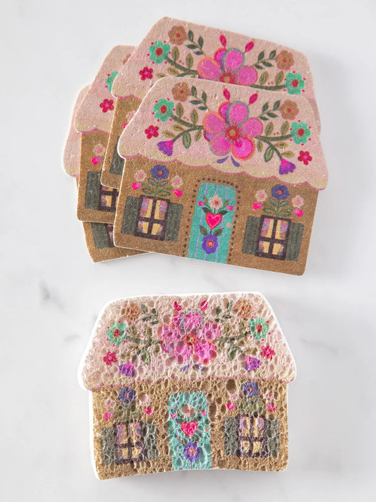 Puff Up Sponges // Set of 5 // Cottage