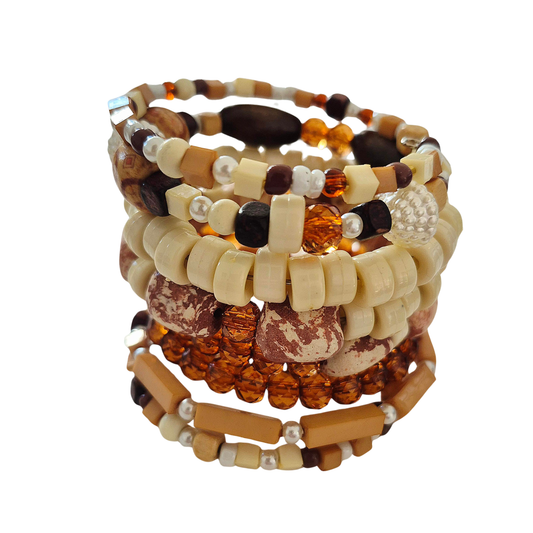 Bracelet // Beaded Set // Natural