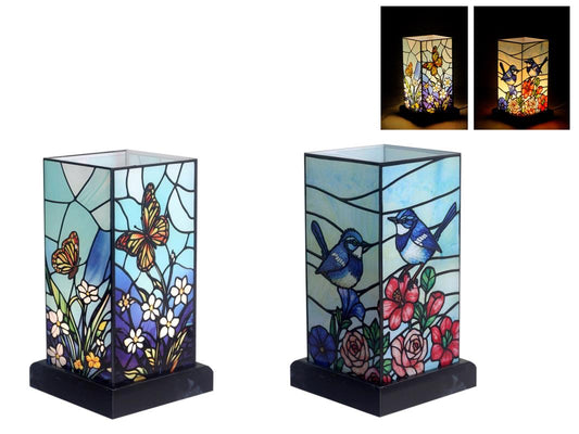 USB Light // Acrylic Decor with Butterfly/Wren // 17cm