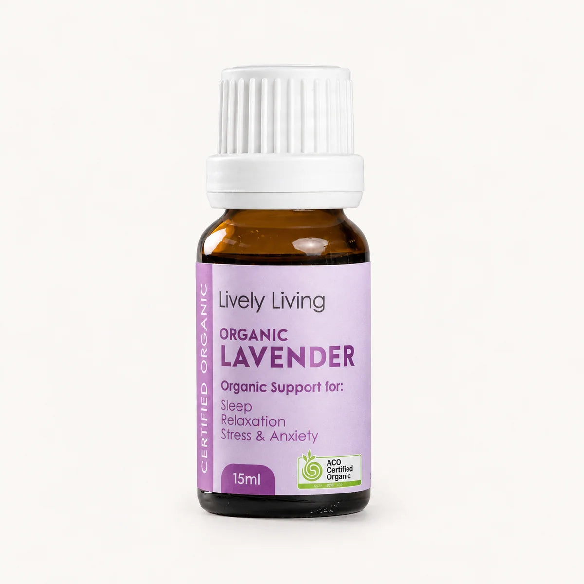 Lively Living // Lavender ACO Certified Organic Essential Oil // 15ml