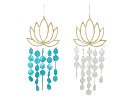 Hanging // Lotus Flower Capiz Shell Wall Hanger // 80cm